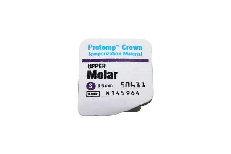 PROTEMP CROWN OBER MOLAR SMALL 5 KRONEN