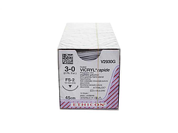 VICRYL RAPIDE 3-0 45 CM FS2 S 19MM 3/8 12PCS