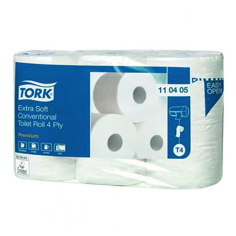 TORK TOILETTENPAPER 4-LAGIG 7X6 ROLLE