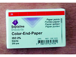 POINTE PAPIER ISO COLOR 40 200PCS.