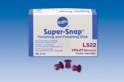 SUPER SNAP MINI DUNKELVIOLETT L522 50STK