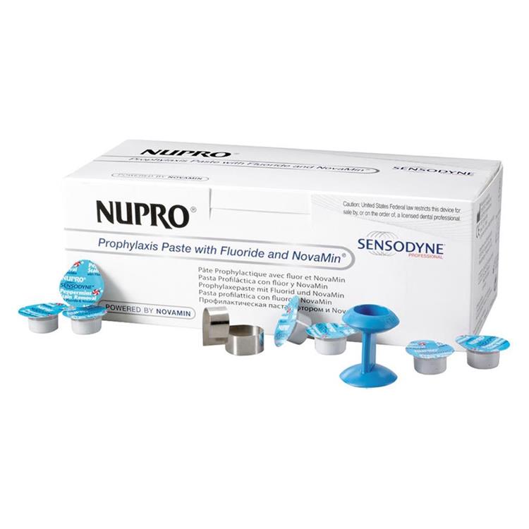 NUPRO SENSODYNE POLISH CUPS SPEARMINT FLUOR