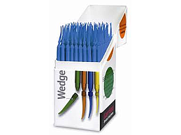 DENTA KEILEN WANDS SMALL, BLAU 100PCS